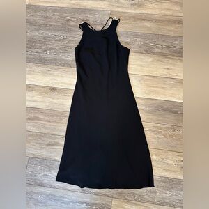 Talbots Classic Black Midi Dress